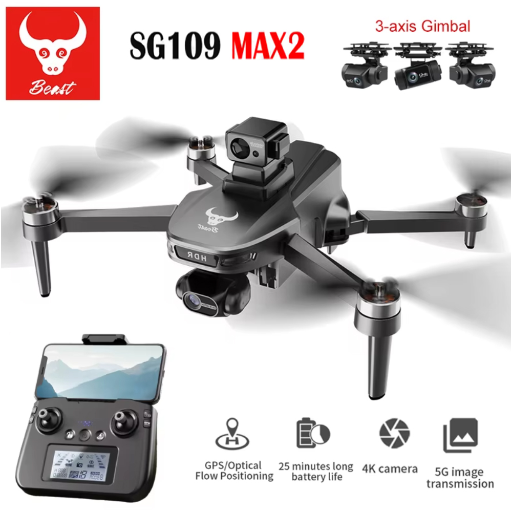 Drone Camera 4K - SG109 MAX2 Professional FPV 8K Camera