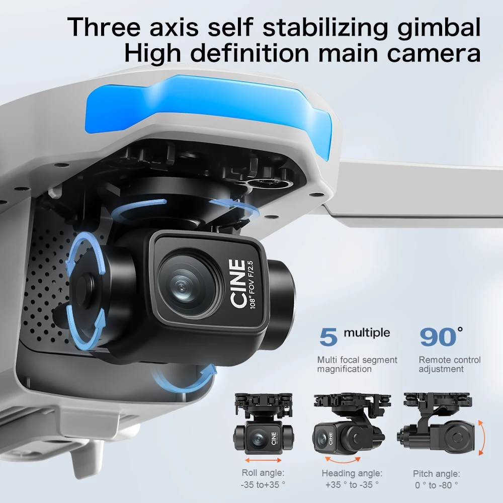 Original S-X1 GPS Foldable RC  - Drone Camera With Gimbal ulasan dan harga