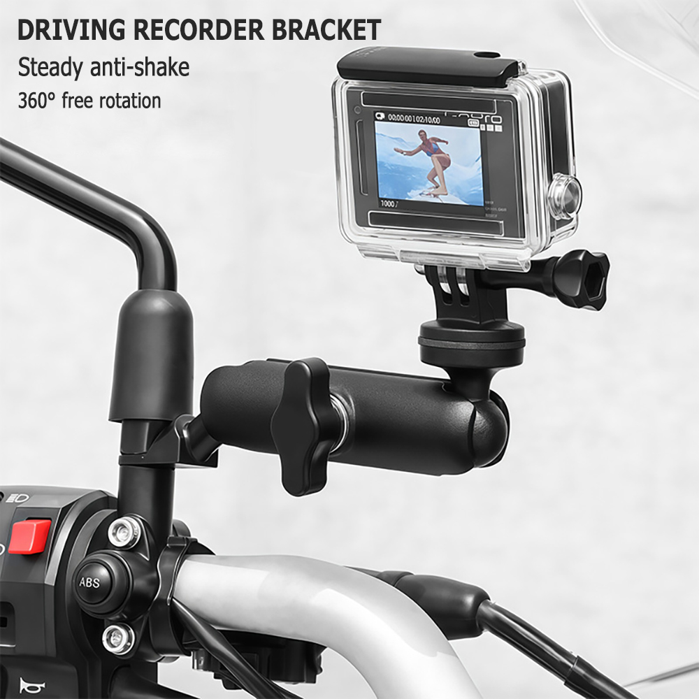 Motorcycle Handlebar Mount Alu - Drone Camera Action ulasan dan harga